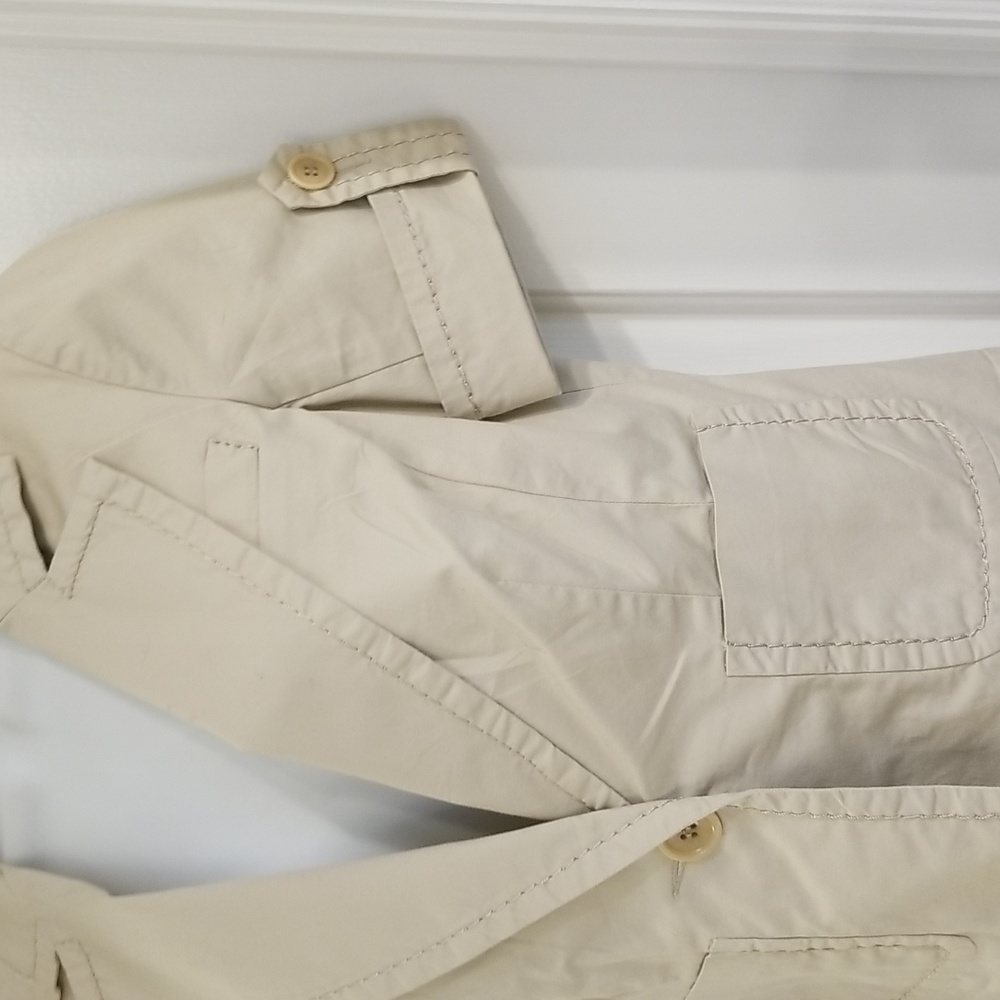 Trina Turk Khaki Jacket Pants Size 4 - Picture 4 of 9